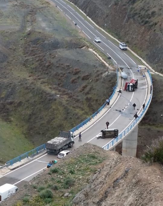 صورة.. حادثة سير خطيرة قرب مركز أمتار بإقليم شفشاون