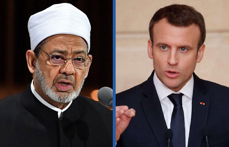 الأزهر ماكرون فرنسا مصر