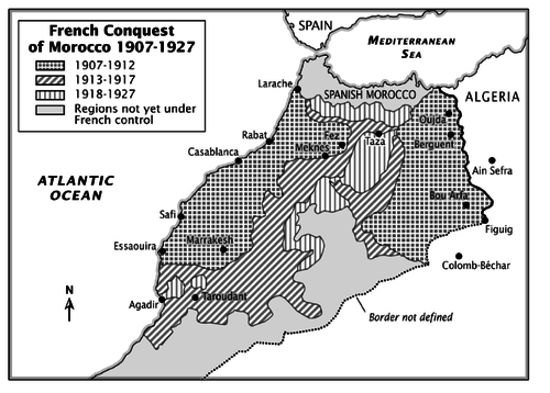 خطوة في العمل الفرنسي بالمغرب (1915م) (ج1)
