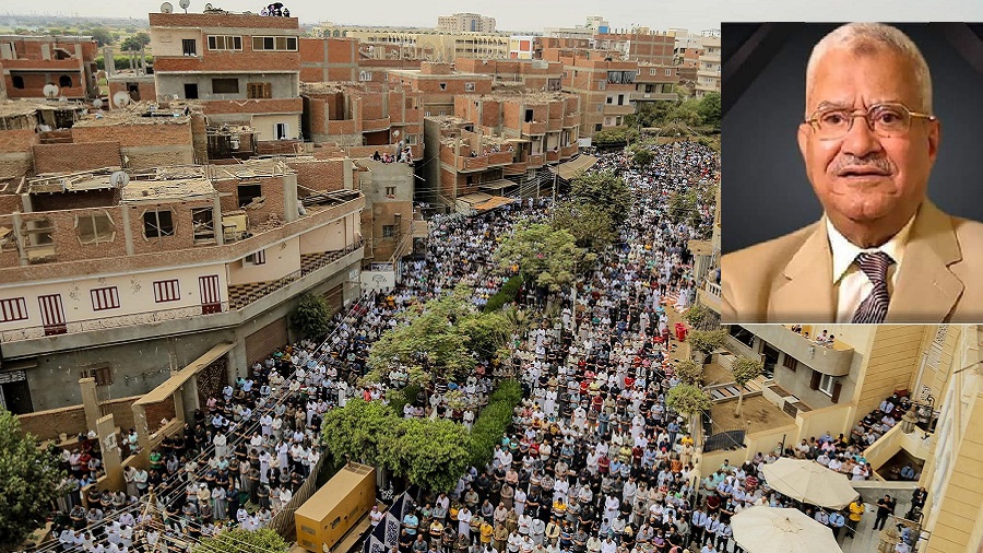 بالفيديو والصور.. جنازة مهيبة لرجل أعمال مصري يحبه آلاف الناس