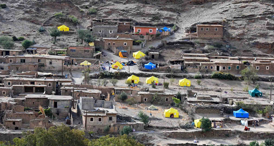 هزة أرضية ضربت بؤرة الزلزال والنواحي صباح اليوم السبت