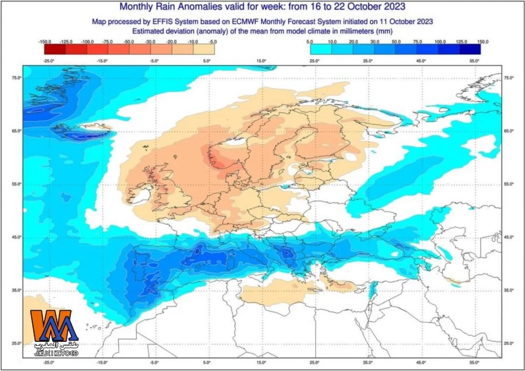 أمطار مهمة في طريقها إلى أجواء المملكة صورة