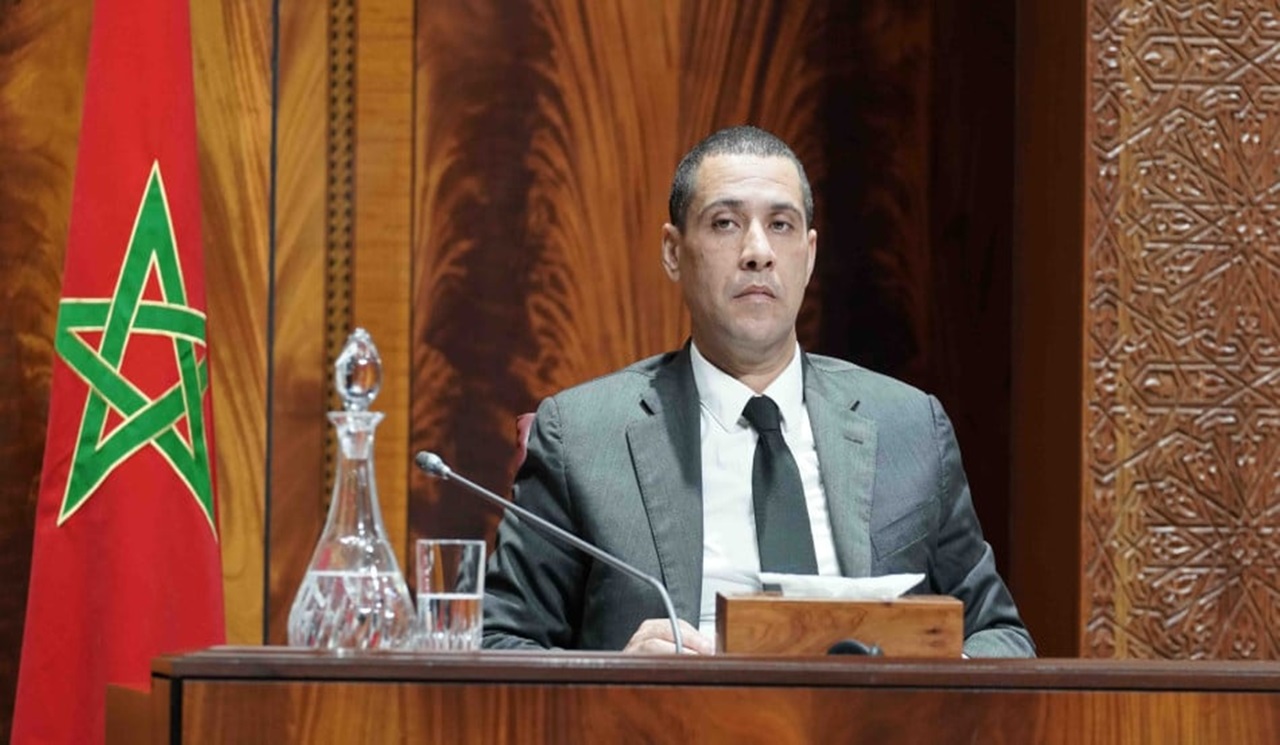 محمد بودريقة خلال جلسة محاكمته بمحكمة الاستئناف بالدار البيضاء