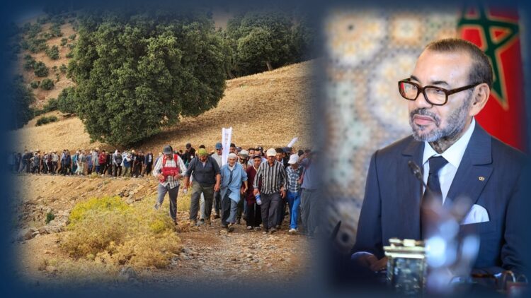 الملك، خطاب العرش، القرى، عيد العرش