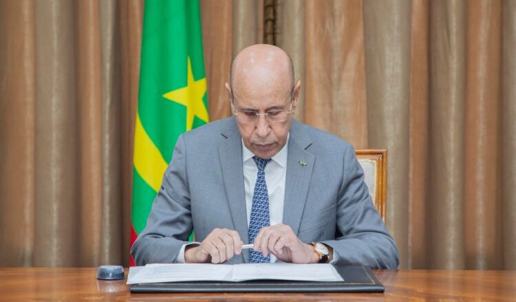 الرئيس الموريتاني محمد الشيخ الغزواني