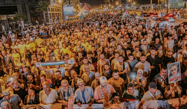 مظاهرات حاشدة بالمغرب تضامنا مع غزة ورفضًا لقرصنة أسطول الصمود