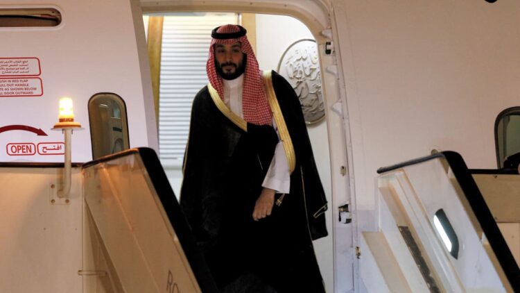 ولي العهد السعودي محمد بن سلمان لدى وصوله إلى مراكش في زيارة خاصة