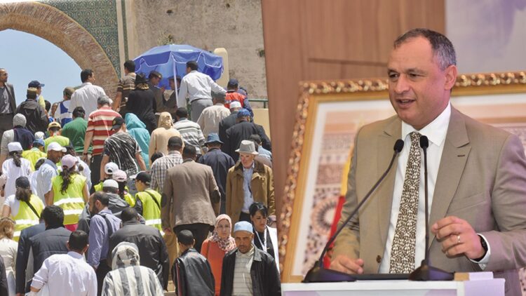 وزير الصناعة والتجارة رياض مزور خلال ندوة حول سوق الشغل بالدار البيضاء