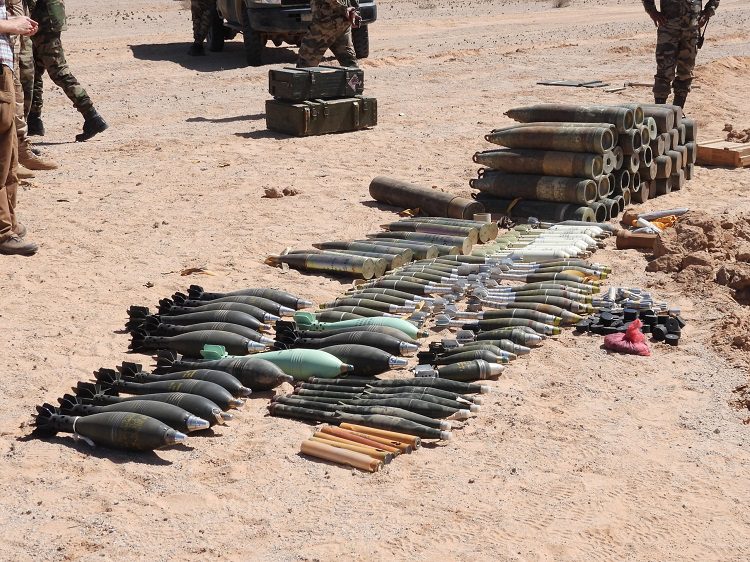 المغرب يدمر مخزونا مهما من الذخائر بحضور المينورسو