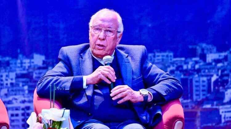 مولاي امحمد الخليفة خلال مداخلته في ندوة شبيبة العدالة والتنمية بالمحمدية