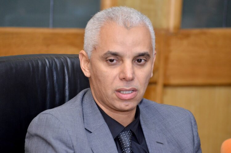 خالد آيت الطالب خلال حفل تنصيبه واليا على جهة فاس مكناس