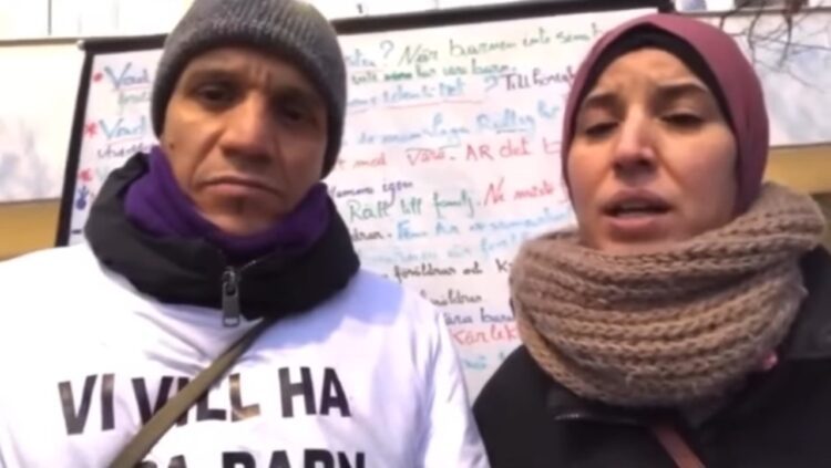 أسرة مغربية في السويد، سحب الأطفال