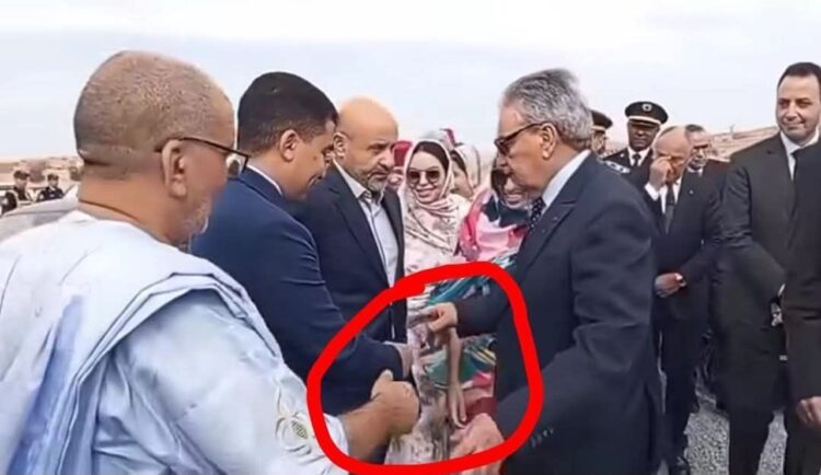 والي جهة كلميم واد نون خلال حفل رسمي لتدشين مشاريع تنموية