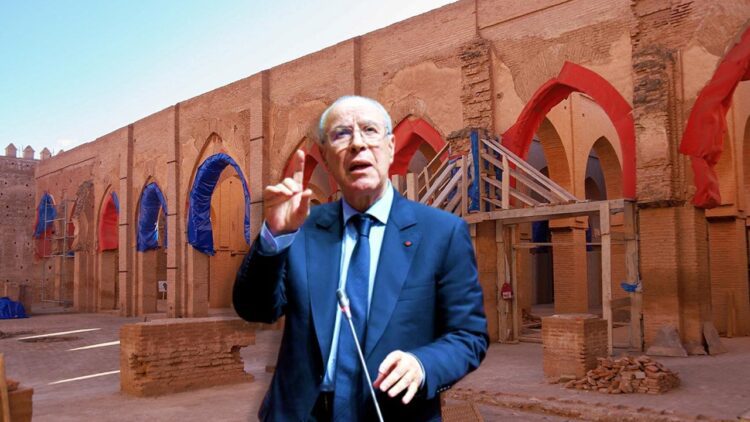 صورة تعبيرية لمسجد مغربي في طور الترميم