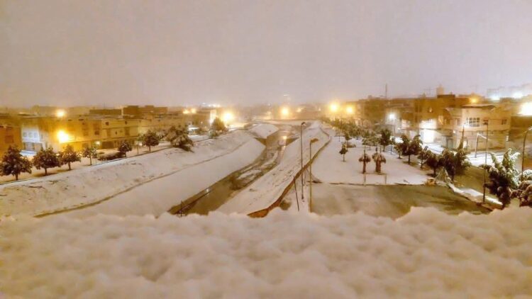 ثلوج بوجدة