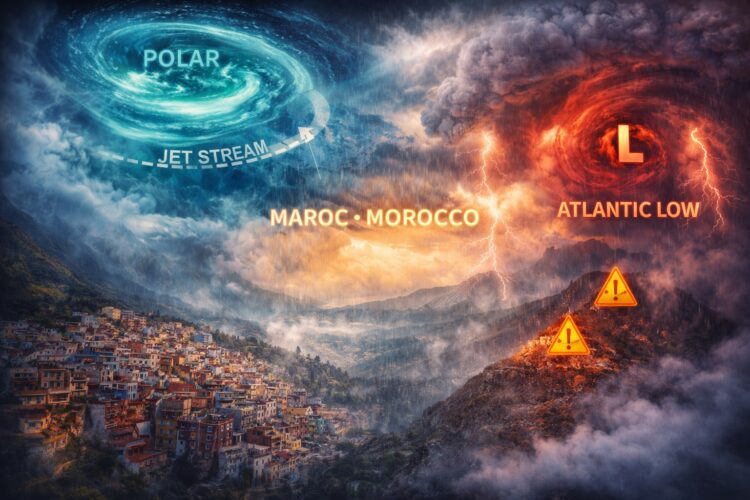 أمطار غزيرة ورياح عاصفية تؤثر على السلامة الطرقية بالمغرب