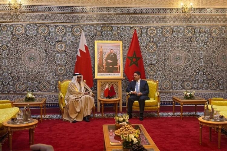 وزير خارجية البحرين في العيون المغربية